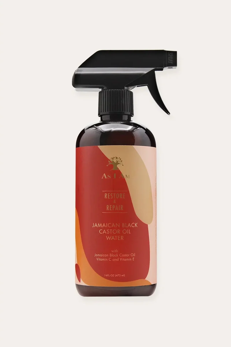 AS I AM RESTORE & REPAIR JAMAICAN BLACK CASTOR OIL WATER 16oz