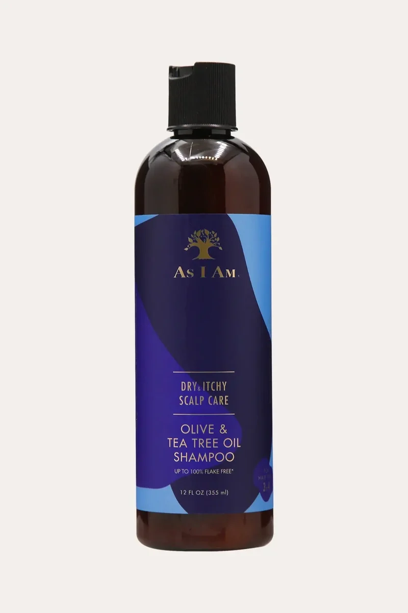 AS I AM DRY & ITCHY SCALP CARE OLIVE & TEA TREE OIL SHAMPOO 12oz