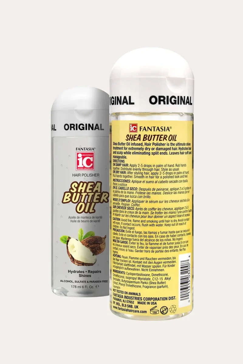 FANTASIA IC HAIR POLISHER [SHEA BUTTER / COCONUT] 6oz