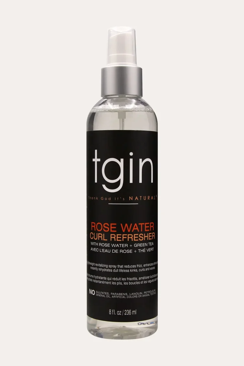 TGIN ROSE WATER CURL REFRESHER HAIR MIST 8oz