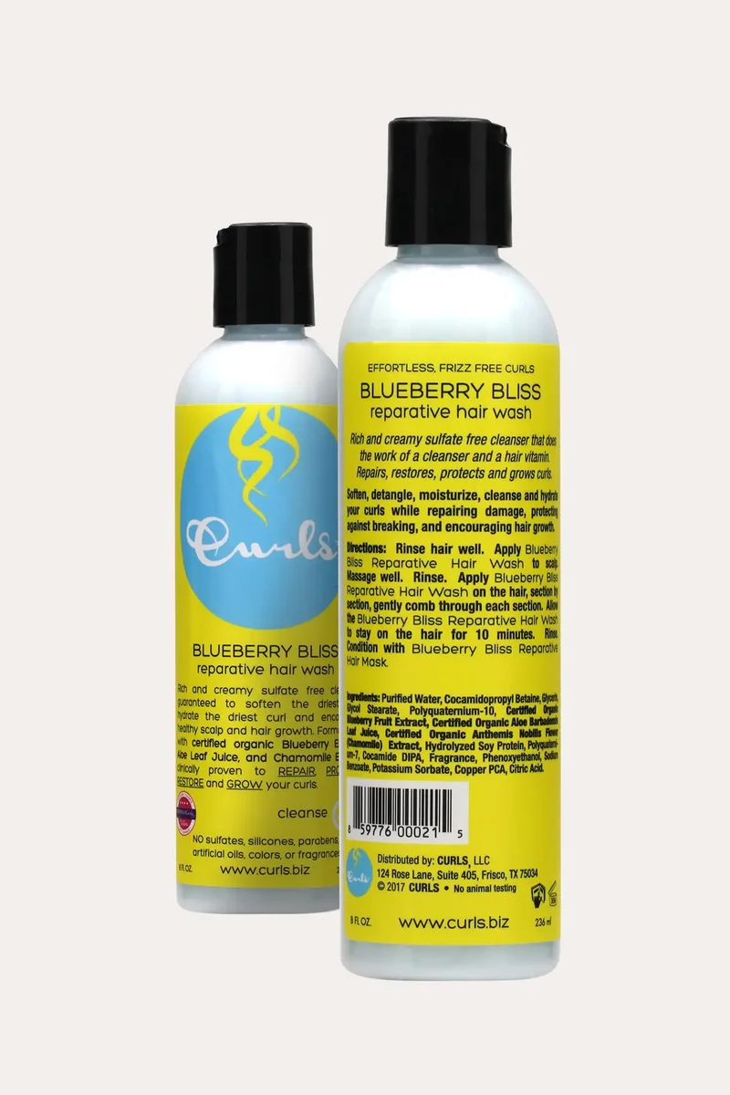 CURLS BLUEBERRY BLISS REPARATIVE HAIR WASH 8oz