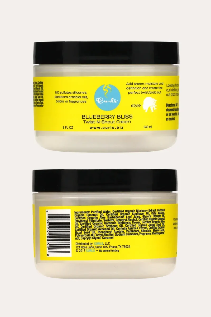 CURLS BLUEBERRY BLISS TWIST-N-SHOUT STYLING CREAM 8oz