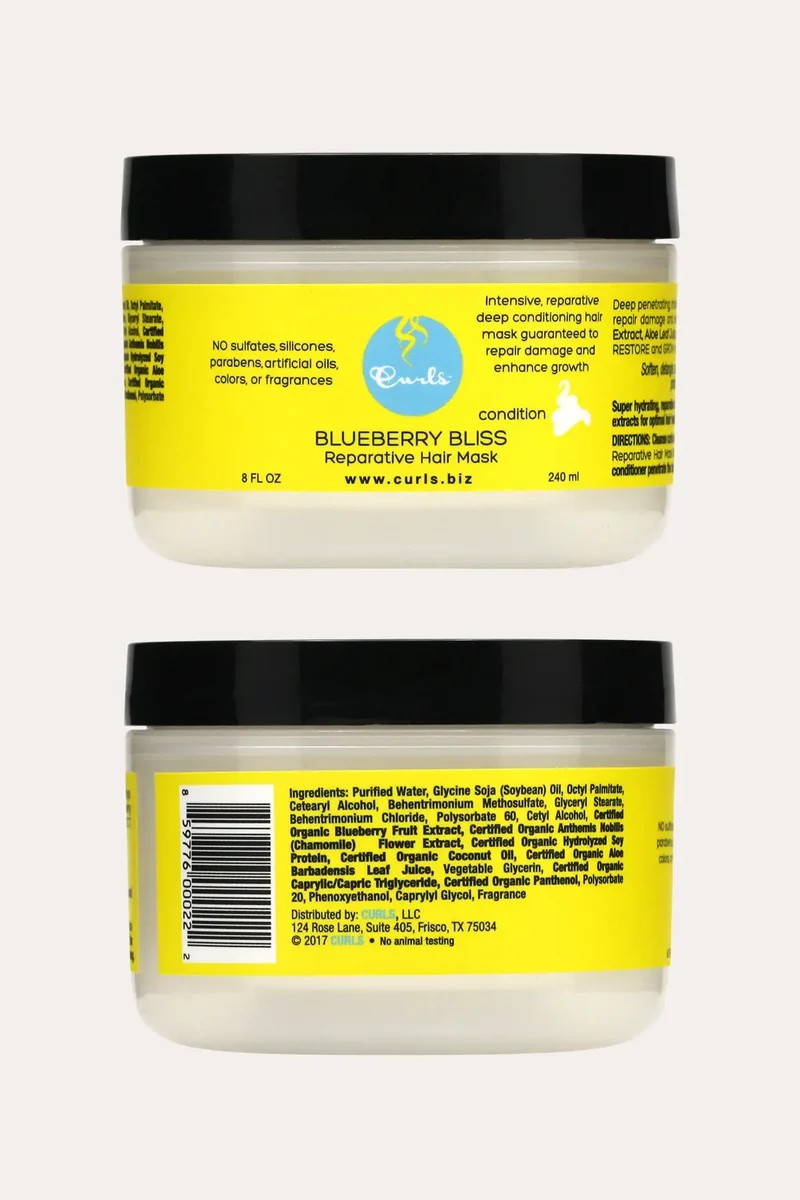 CURLS BLUEBERRY BLISS REPARATIVE HAIR MASK 8oz