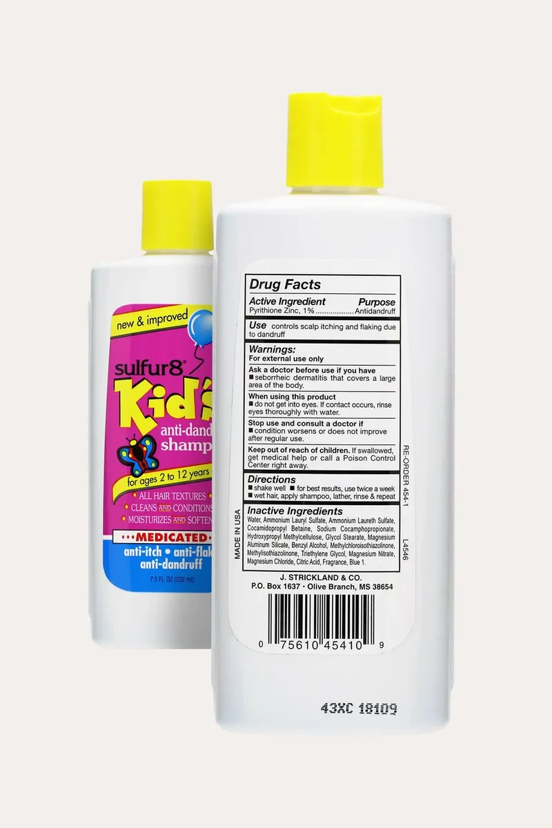 SULFUR8 KID'S MEDICATED ANTI-DANDRUFF SHAMPOO 7.5oz