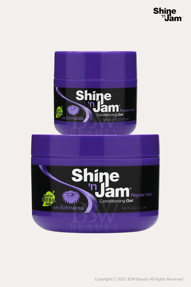 AMPRO PRO STYLE SHINE'N JAM CONDITIONING GEL REGULAR HOLD - 2 SIZE