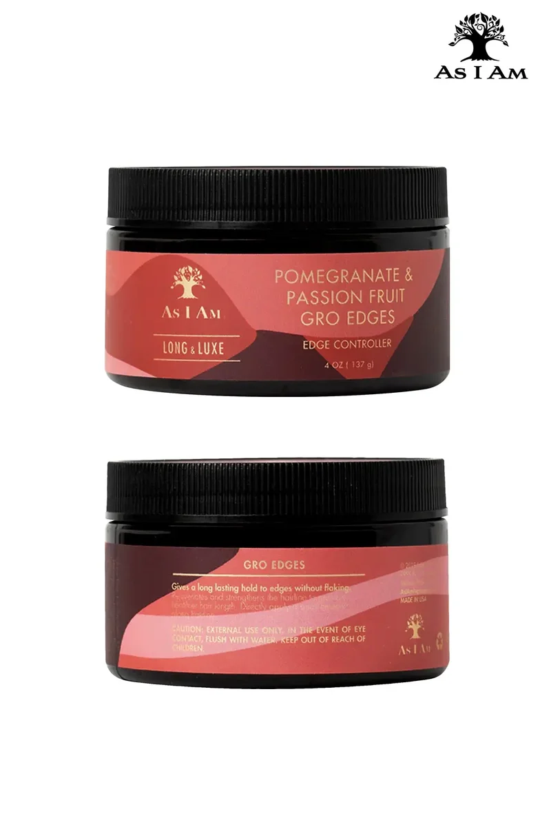 AS I AM LONG AND LUXE POMEGRANATE & PASSION FRUIT GROEDGES EDGE CONTROLLER 4oz