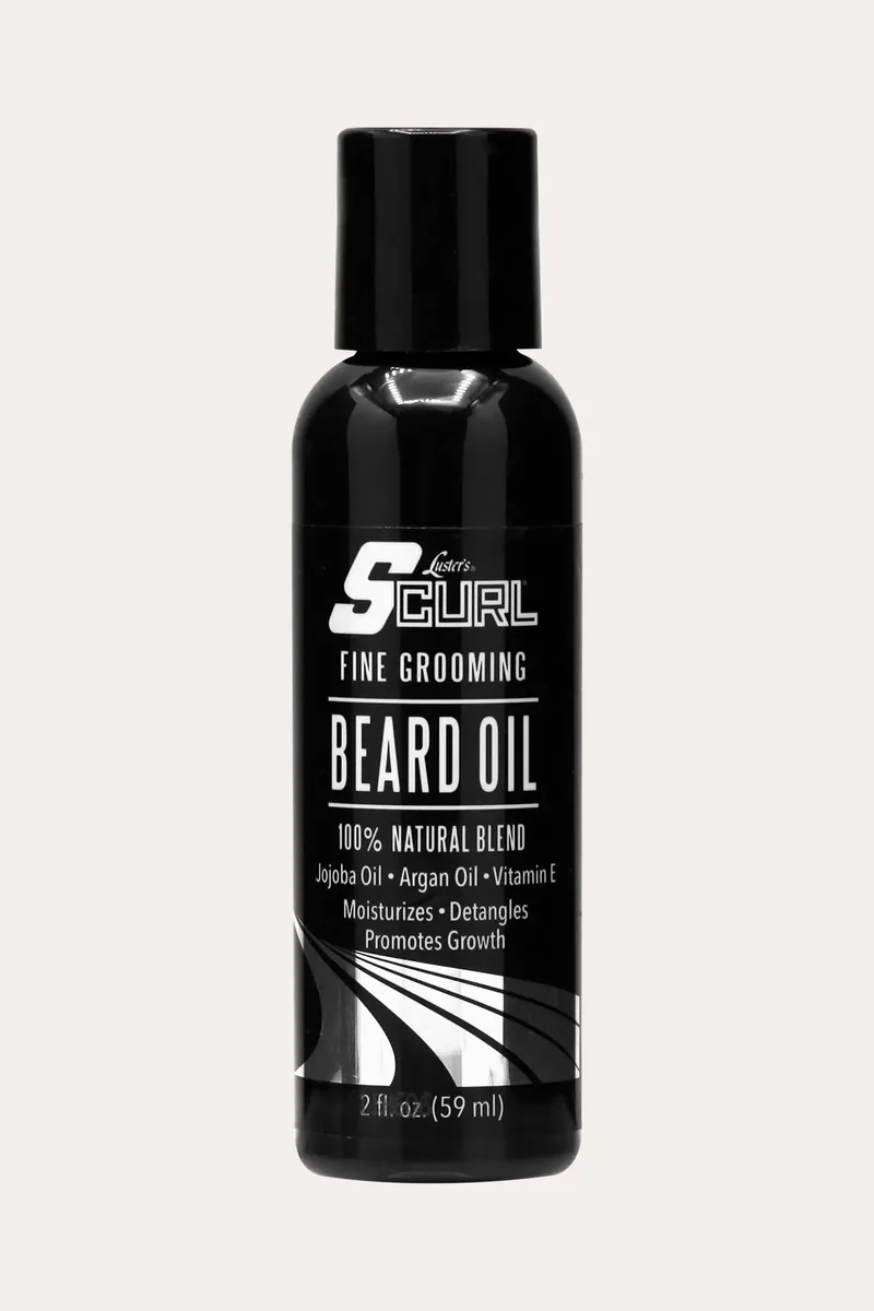 S CURL FINE GROOMING BEARD OIL 100% NATURAL BLEND 2oz