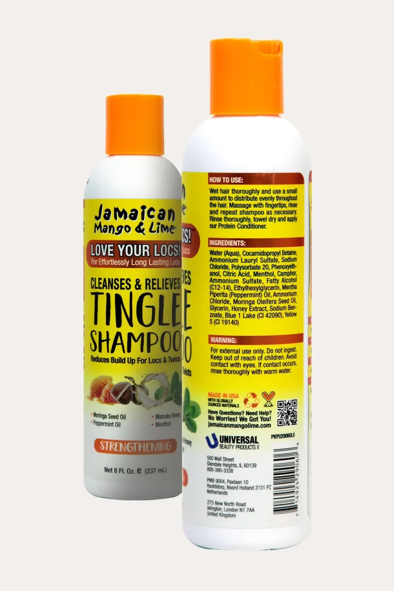 JAMAICAN MANGO & LIME TINGLE SHAMPOO 8oz