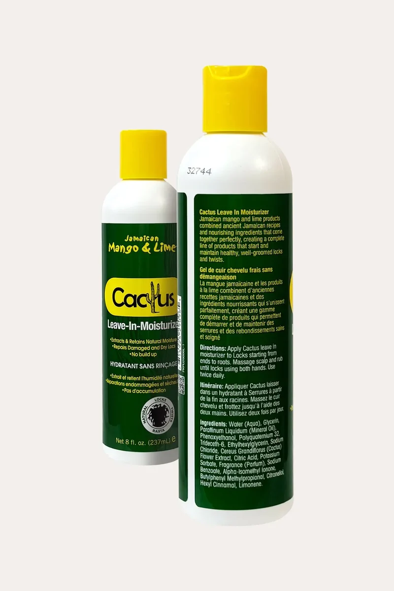 JAMAICAN MANGO & LIME CACTUS LEAVE IN HAIR MOISTURIZER 8oz