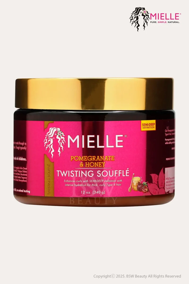 MIELLE ORGANICS POMEGRANATE & HONEY TWISTING SOUFFLE 12oz