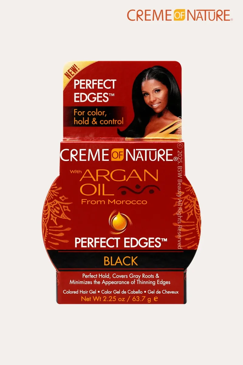 CREME OF NATURE WITH ARGAN OIL FROM MOROCCO PERFECT EDGE CONTROL (BLK / DKBRN)