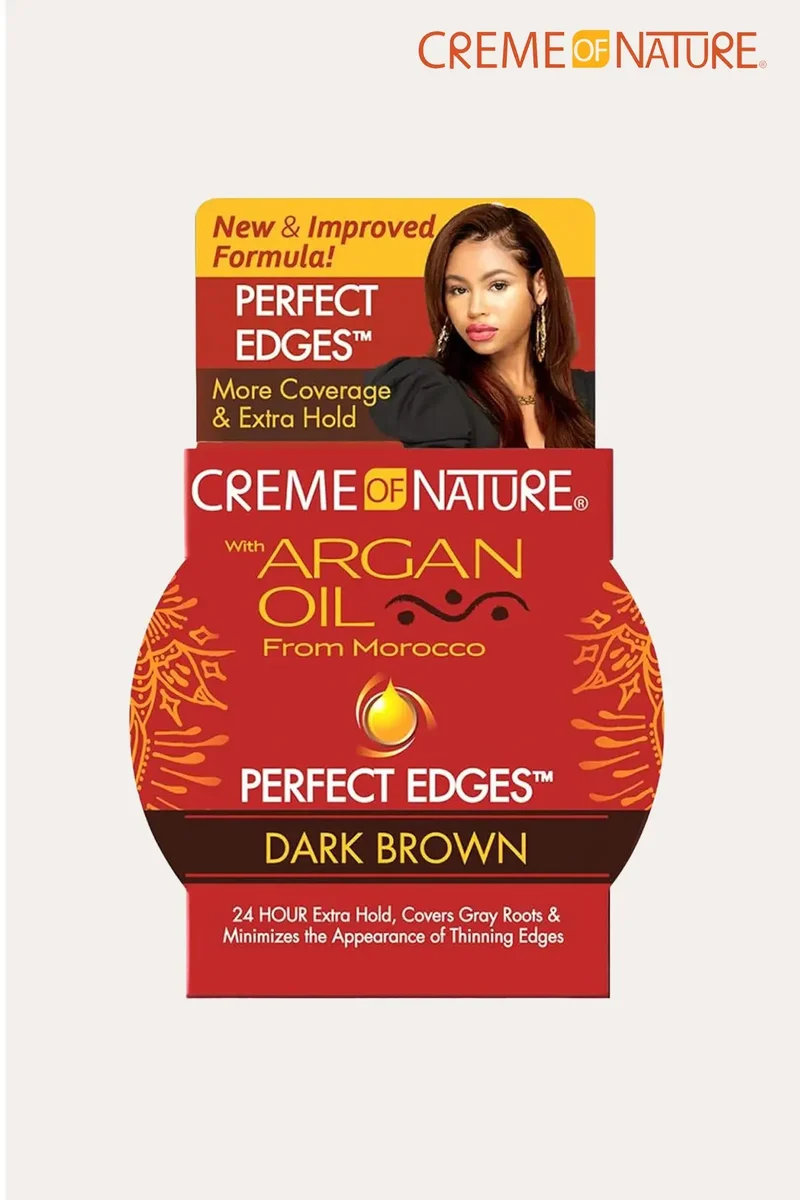 CREME OF NATURE WITH ARGAN OIL FROM MOROCCO PERFECT EDGE CONTROL (BLK / DKBRN)
