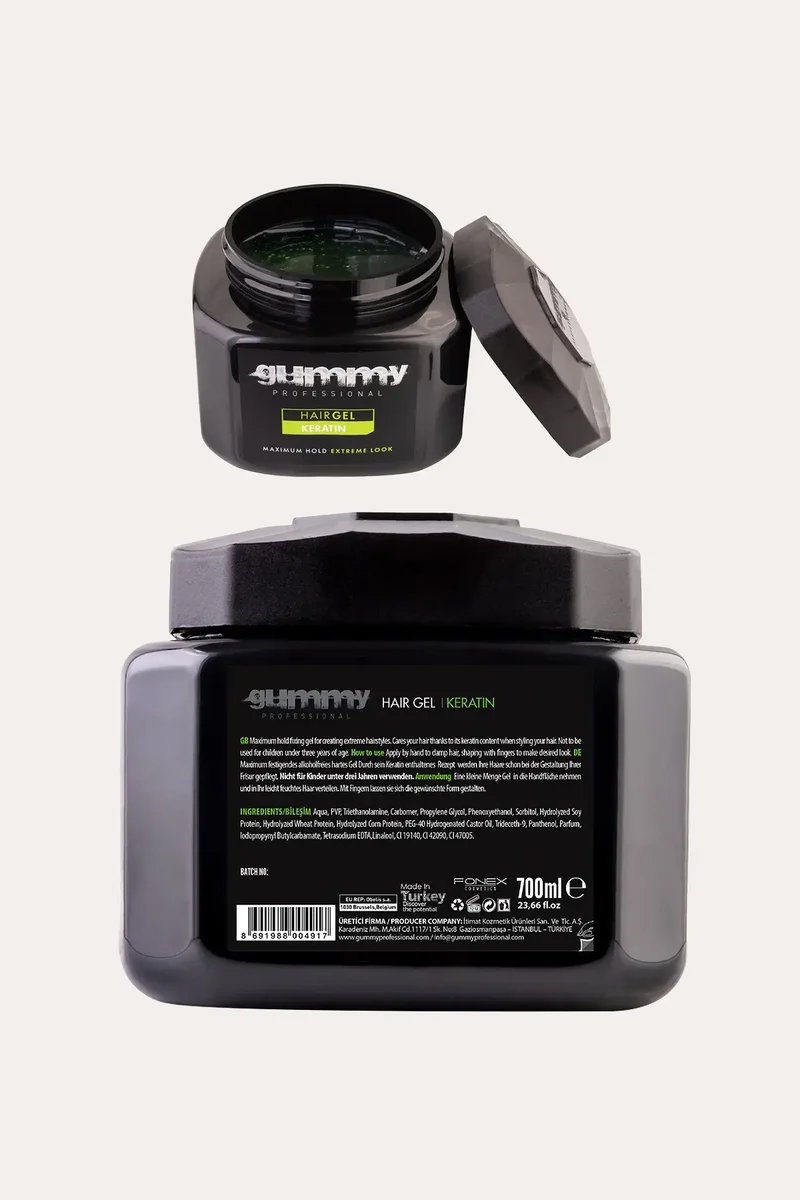 GUMMY HAIR GEL MAXIMUM HOLD - KERATIN