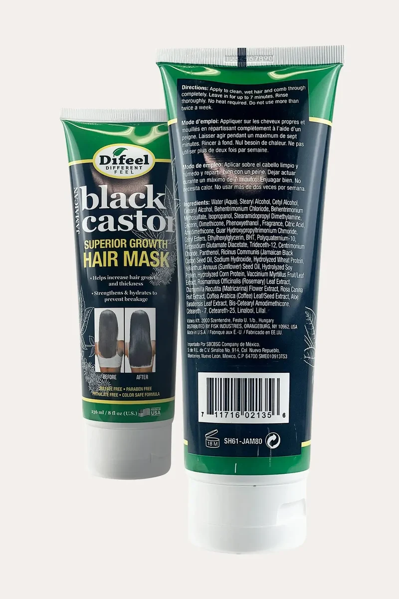 DIFEEL SUPERIOR GROWTH HAIR MASK JAMAICAN BLACK CASTOR OIL 8oz