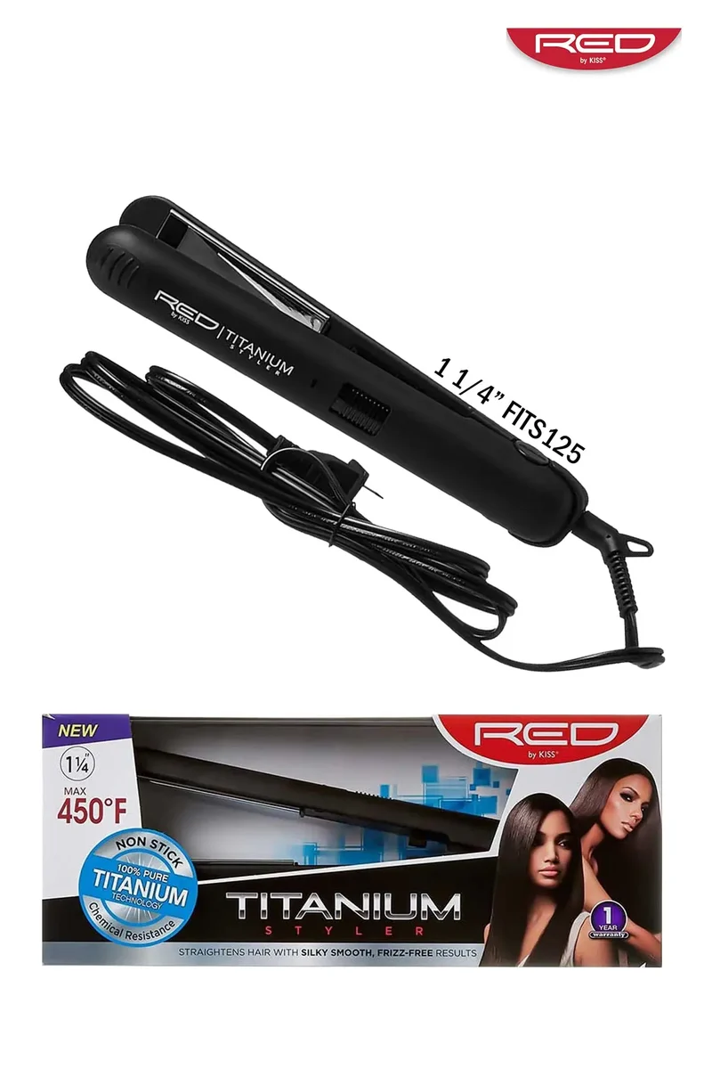RED BY KISS TITANIUM FLAT IRON