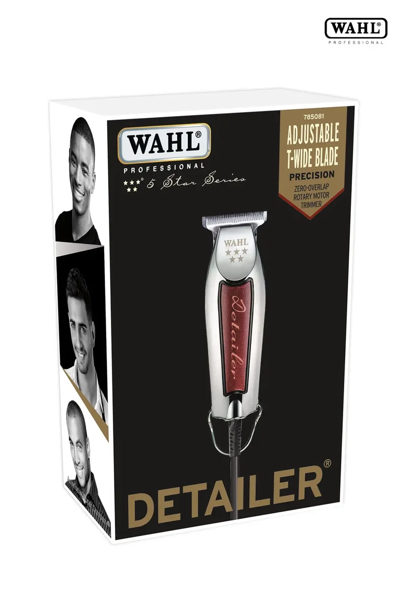 WAHL PROFESSIONAL CORDED DETAILER - SILVER/RED