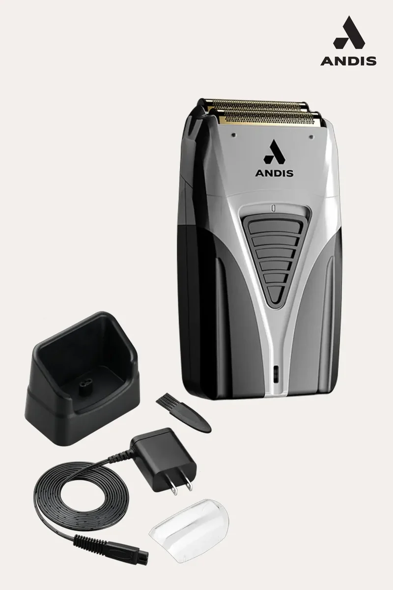 ANDIS SHAVER PROFOIL LITHIUM TITANIUM WITH CHARGE STAND