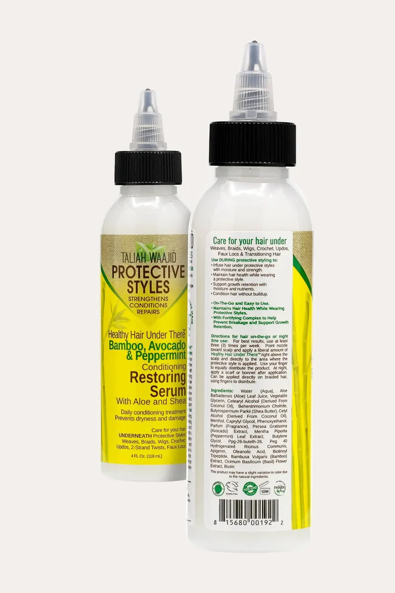 TALIAH WAAJID PROTECTIVE STYLES BAMBOO, AVOCADO & PEPPERMINT CONDITIONING RESTORING HAIR SERUM 4oz