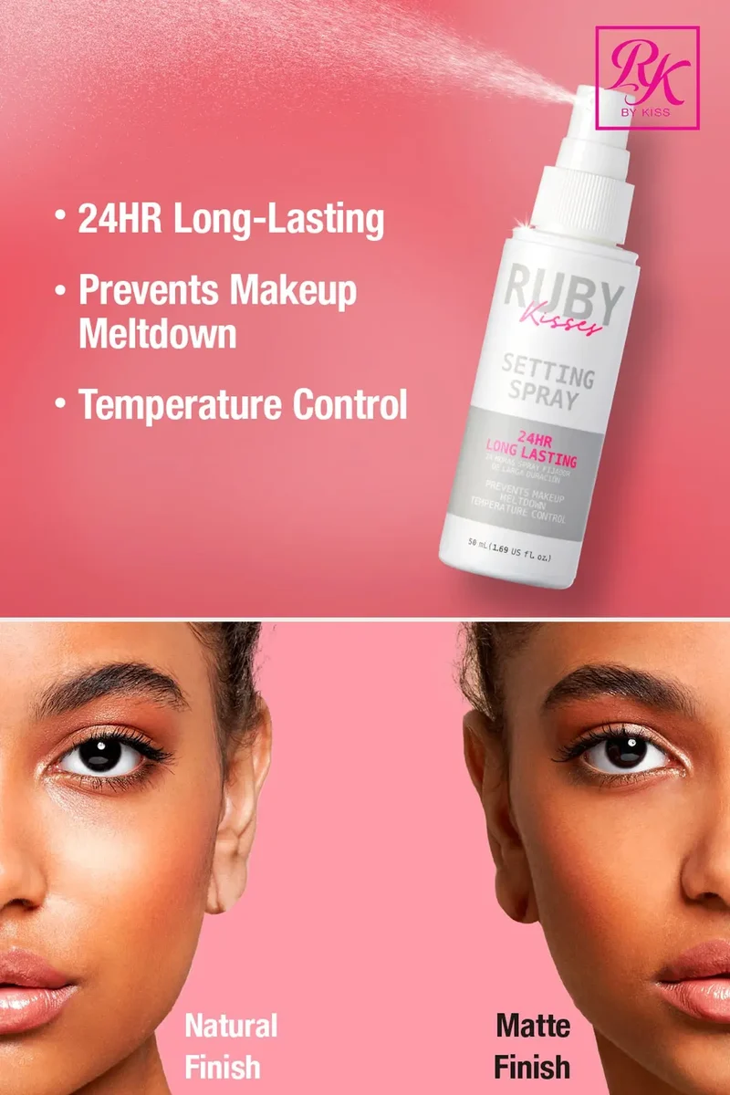 RUBY KISS BY KISS NEVER TOUCH UP SETTING SPRAY
