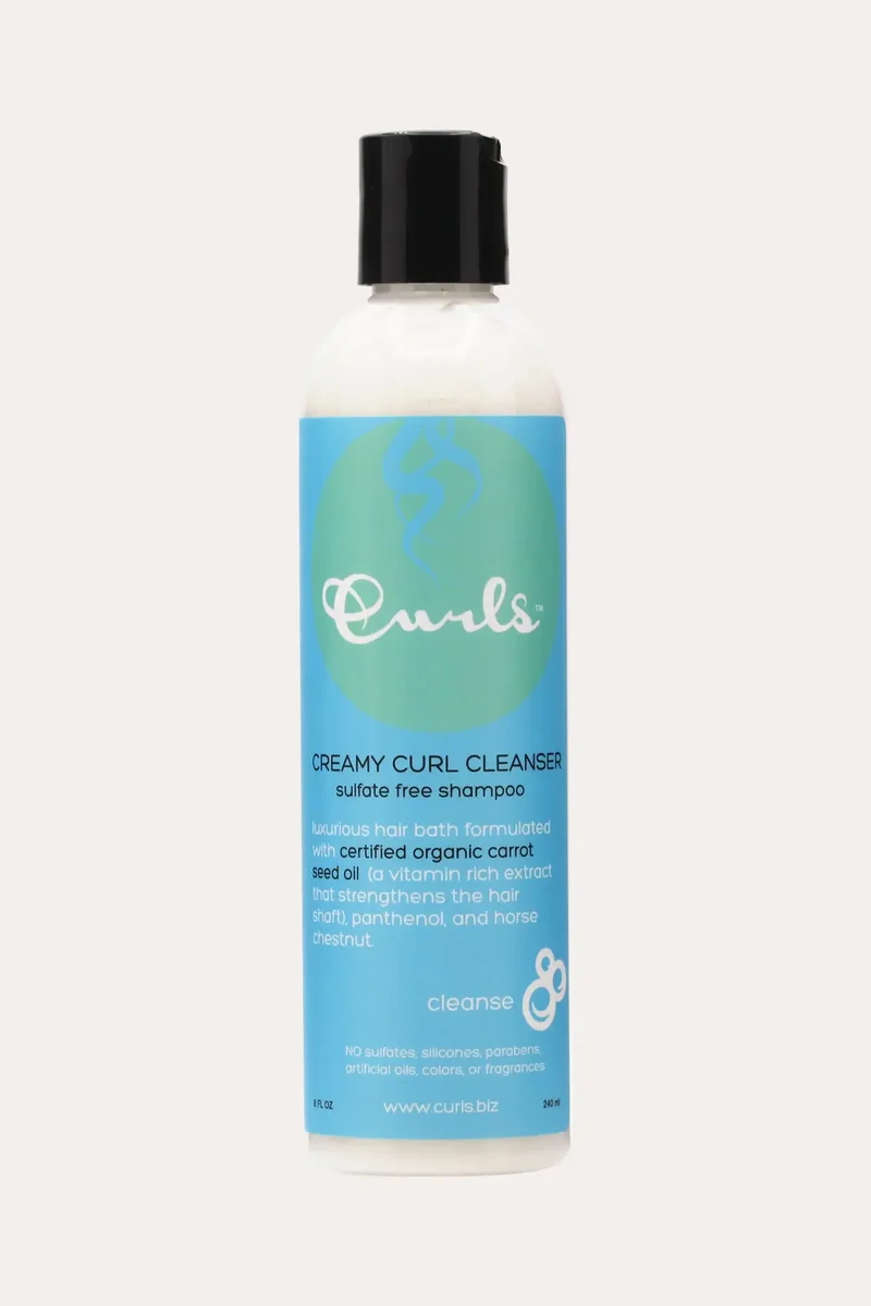 CURLS CREAMY CURL CLEANSER SULFATE FREE SHAMPOO 8oz