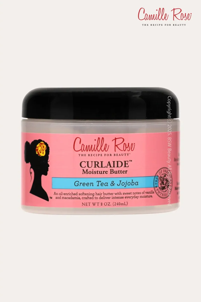 CAMILLE ROSE NATURALS CURLAIDE MOISTURE BUTTER GREEN TEA & JOJOBA 8oz