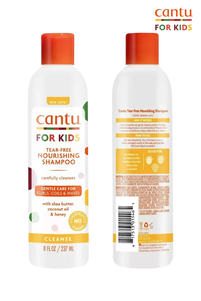 CANTU CARE FOR KIDS TEAR-FREE NOURISHING SHAMPOO 8oz