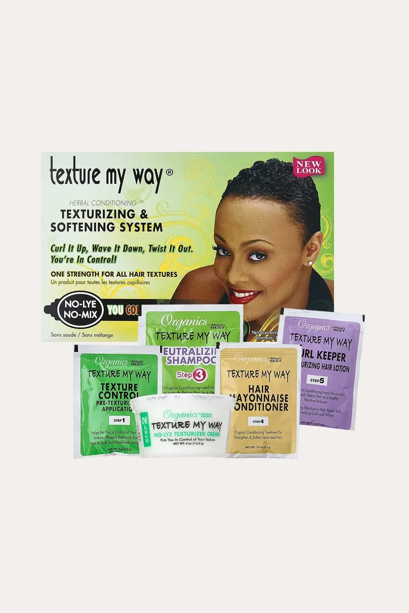TEXTURE MY WAY TEXTURIZING & SOFTENING SYSTEM NO-LYE & NO MIX