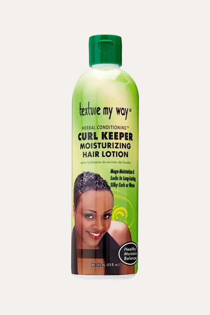 TEXTURE MY WAY CURL KEEPER MOISTURIZING HAIR LOTION 12oz