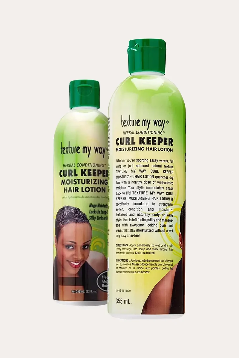 TEXTURE MY WAY CURL KEEPER MOISTURIZING HAIR LOTION 12oz
