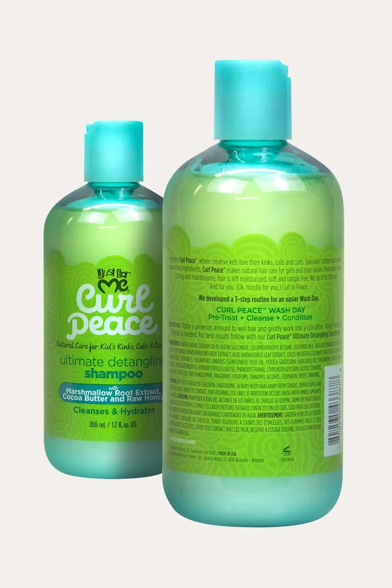 JUST FOR ME CURL PEACE ULTIMATE DETANGLING KIDS SHAMPOO 12oz