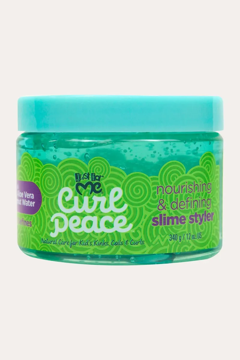 JUST FOR ME CURL PEACE NOURISHING & DEFINING SLIME STYLER 12oz | FOR KIDS STYLING GEL