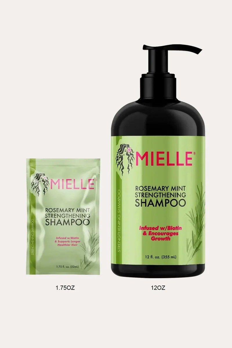 MIELLE ROSEMARY MINT STRENGTHENING SHAMPOO INFUSED W/ BIOTIN & ENCOURAGING GROWTH