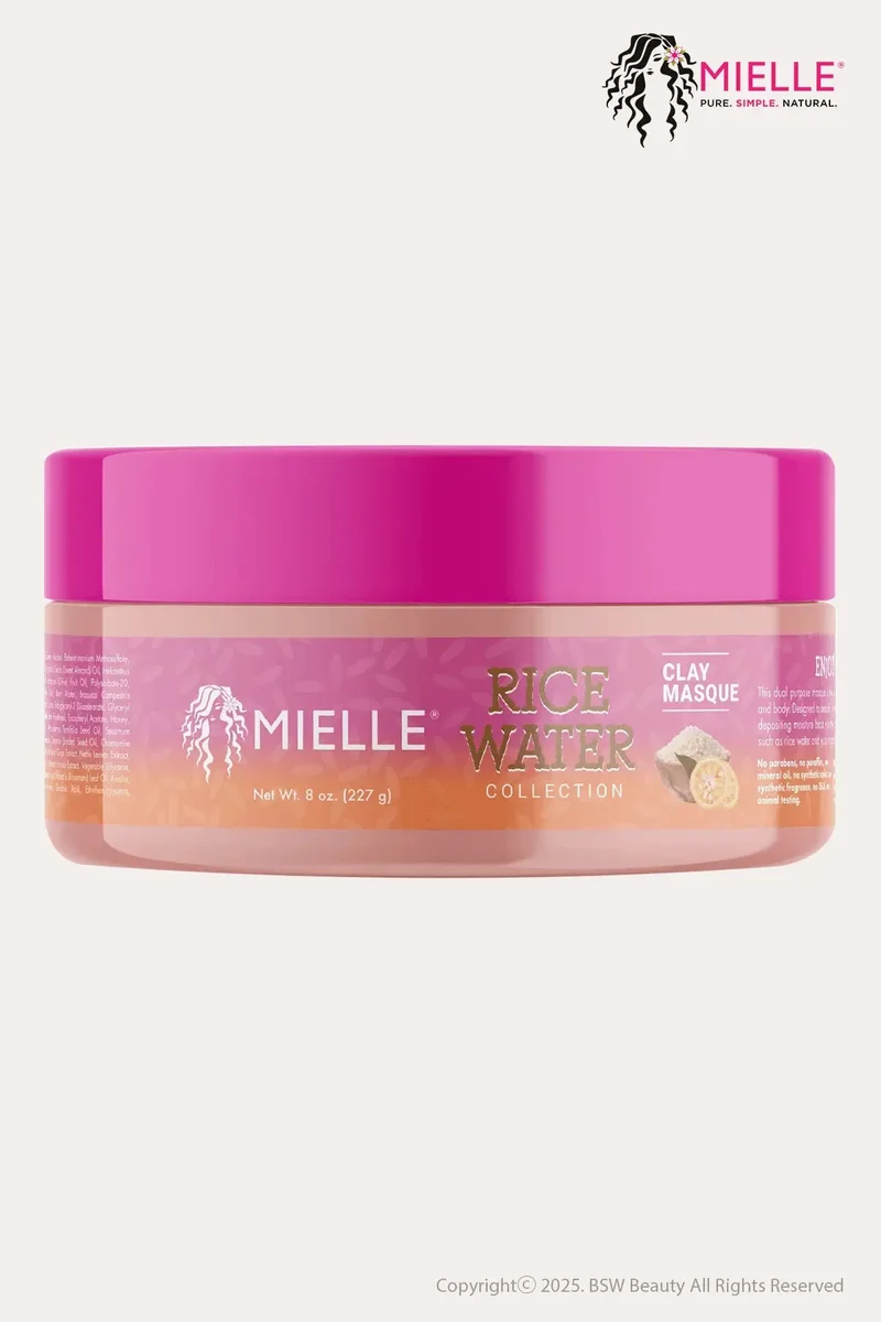 MIELLE RICE WATER COLLECTION CLAY MASQUE 8oz