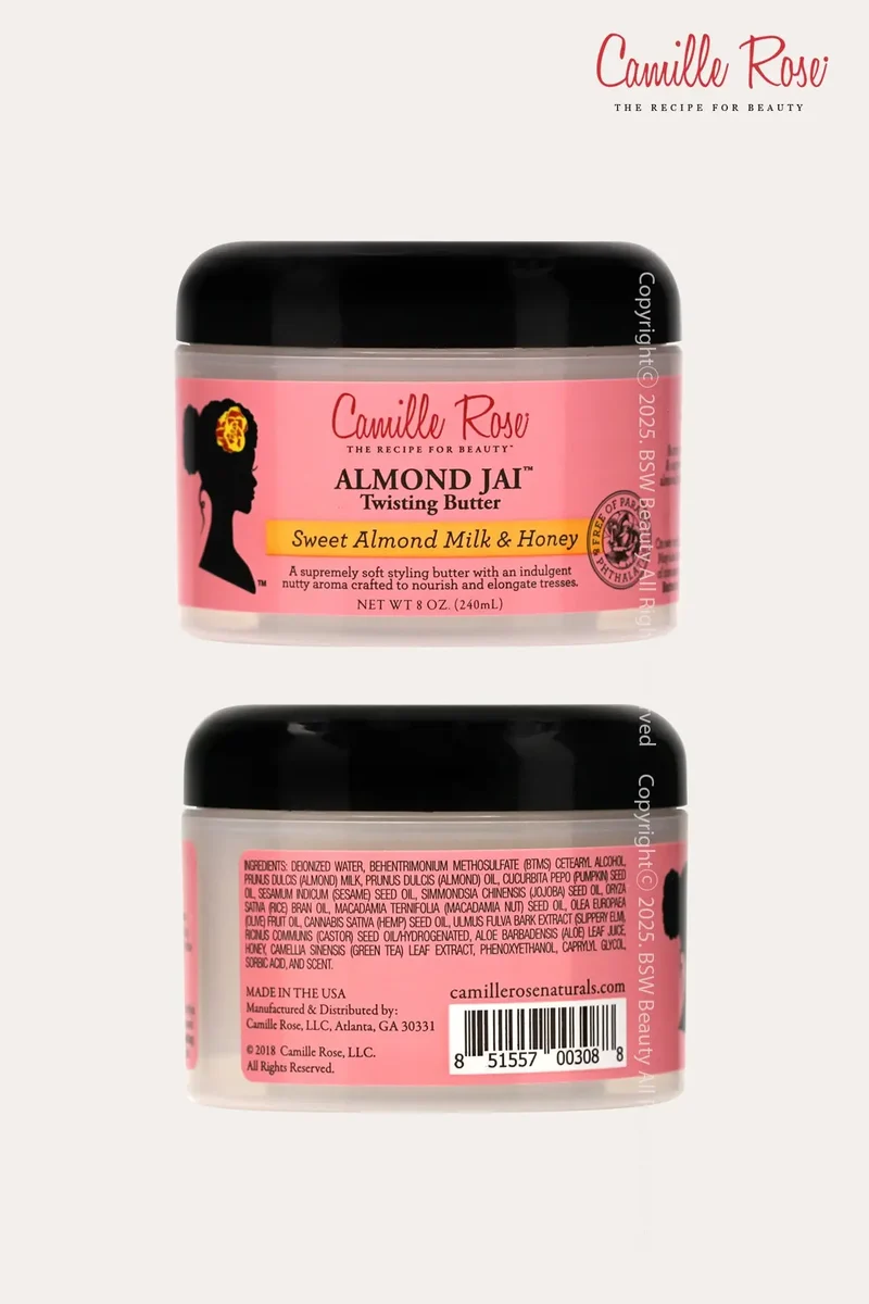 CAMILLE ROSE NATURALS ALMOND JAI TWISTING BUTTER SWEET ALMOND MILK & HONEY 8oz