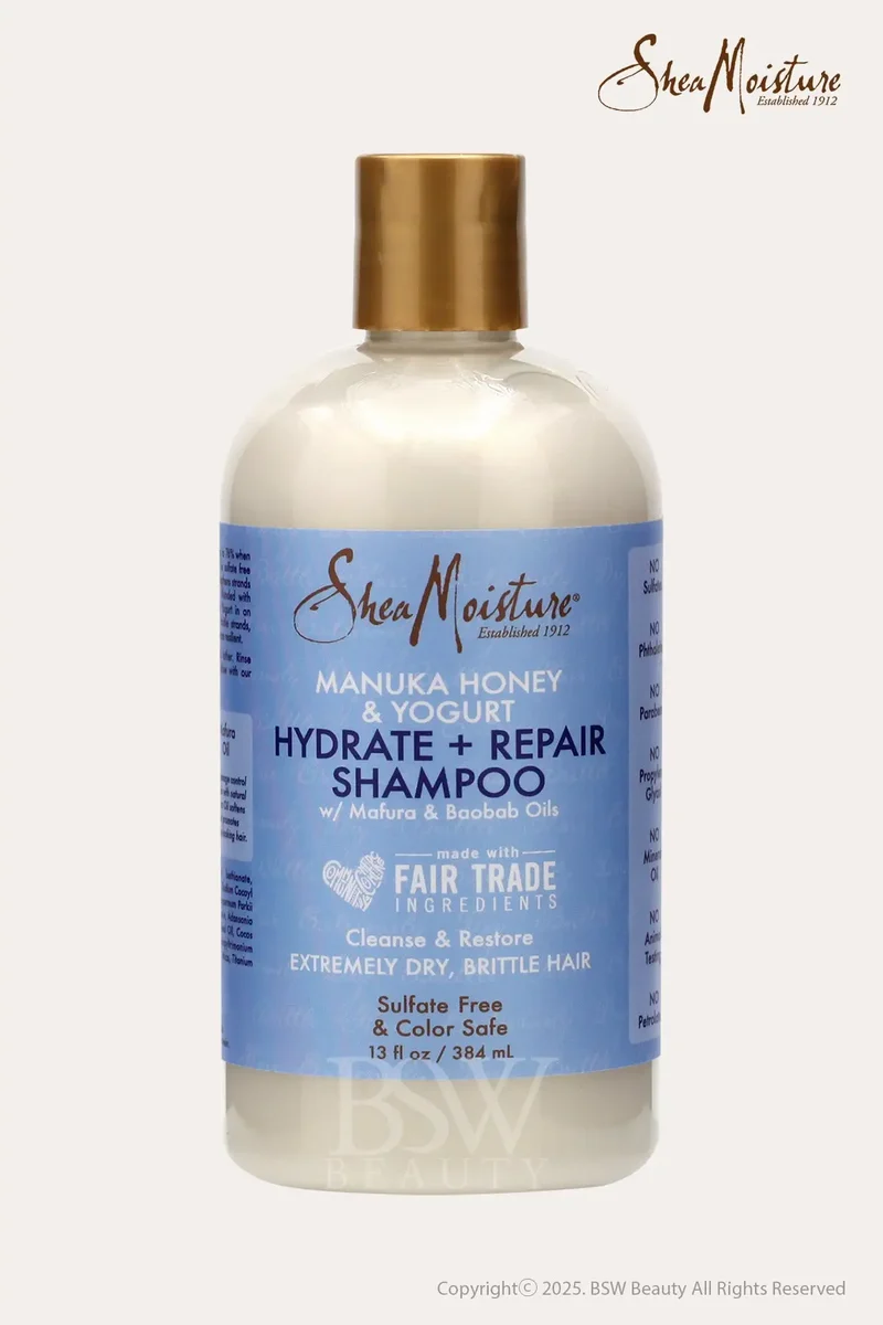 SHEA MOISTURE MANUKA HONEY&YOGURT HYDRATE REPAIR SULFATE FREE SHAMPOO 13oz