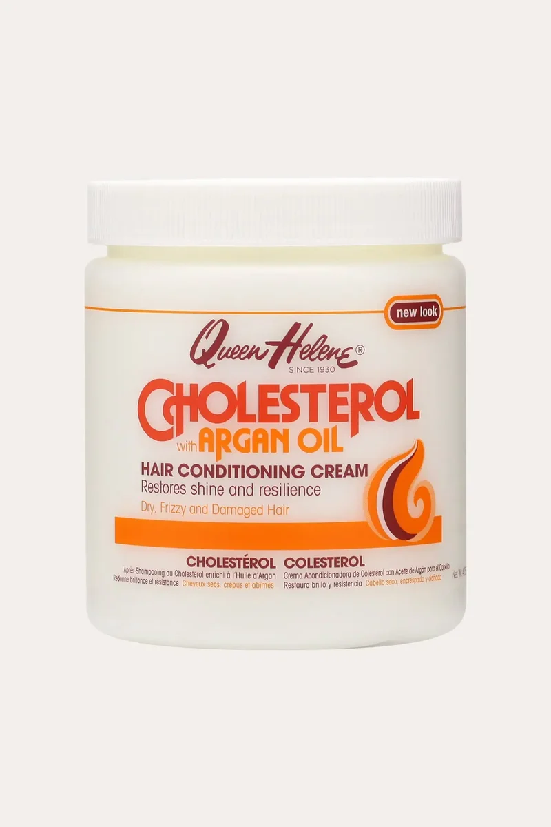 QUEEN HELENE CHOLESTEROL WITH ARGAN OIL HAIR CONDITIONING CREAM 15oz