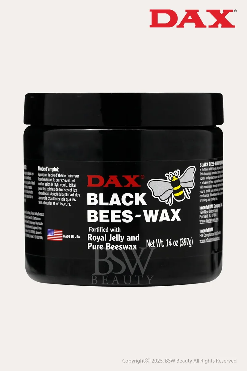 DAX BLACK BEES-WAX FORTIFIED WITH ROYAL JELLY AND PURE BEESWAX 14oz