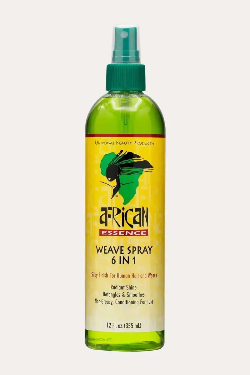 AFRICAN ESSENCE WEAVE SPRAY 6 IN 1 12oz - HAIR EXTENSION MAINTENANCE