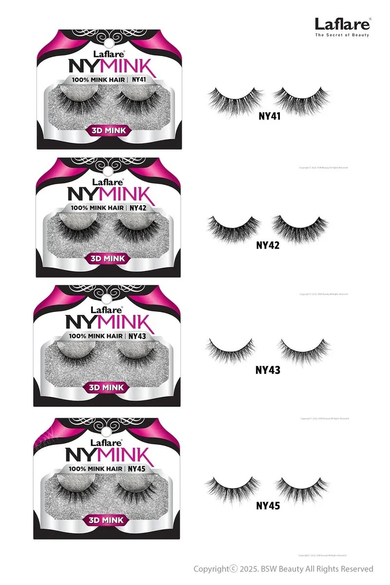 LAFLARE 3D NY MINK LASHES