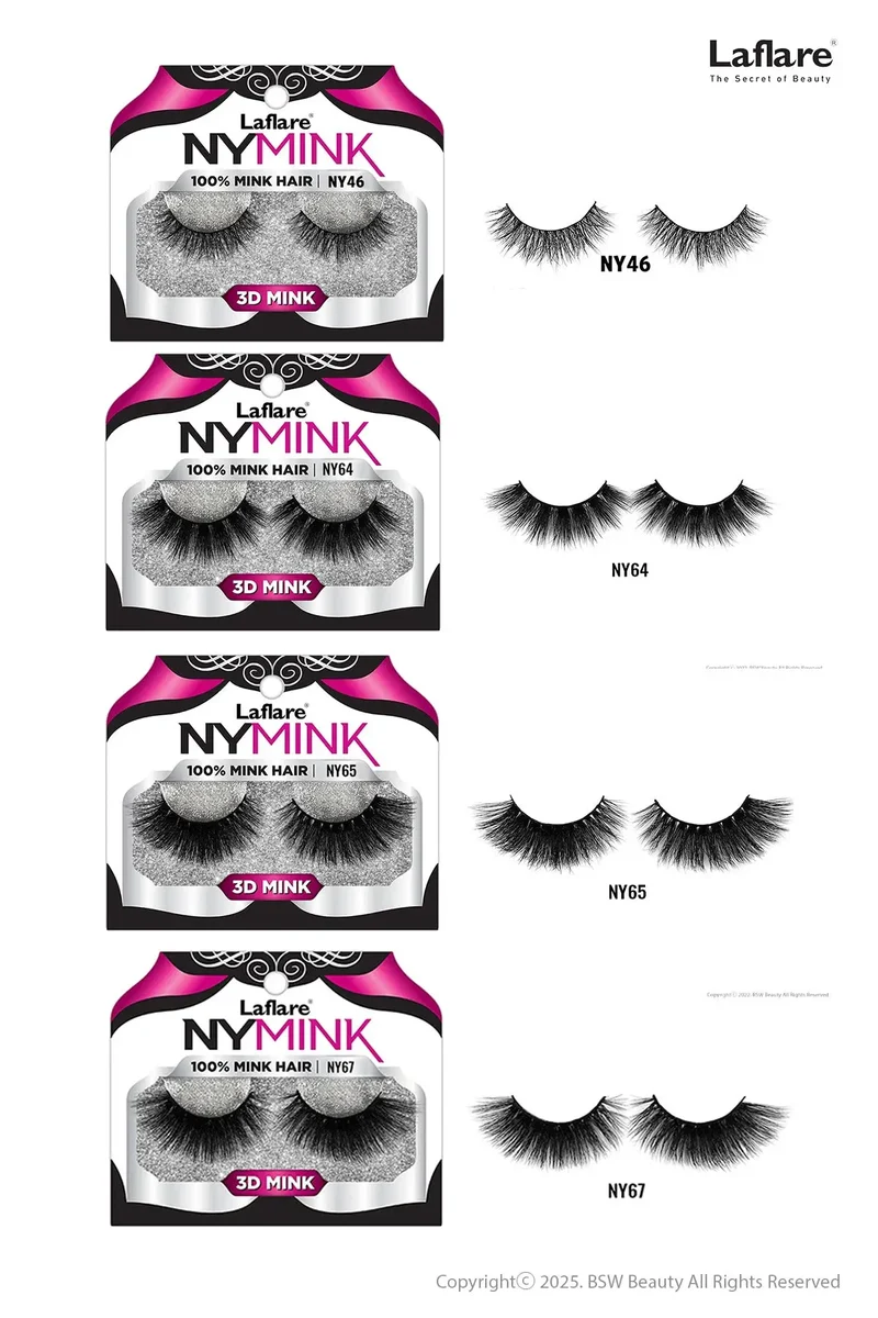 LAFLARE 3D NY MINK LASHES