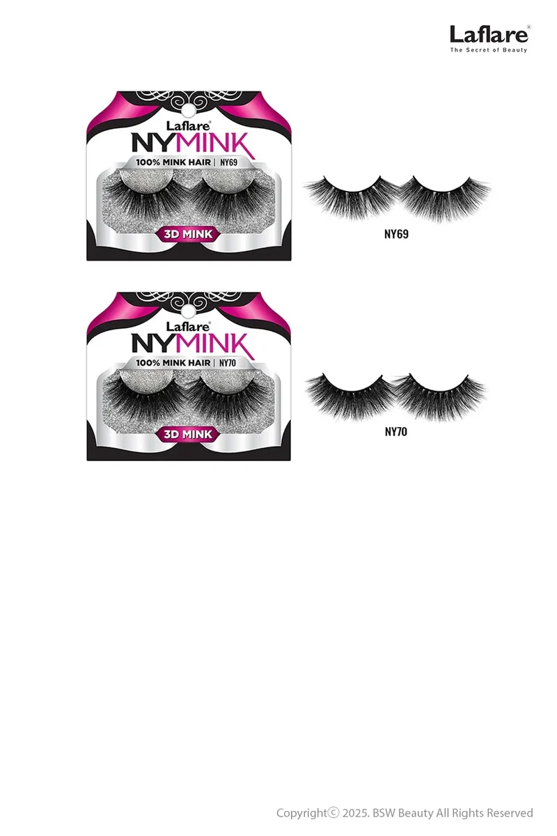 LAFLARE 3D NY MINK LASHES