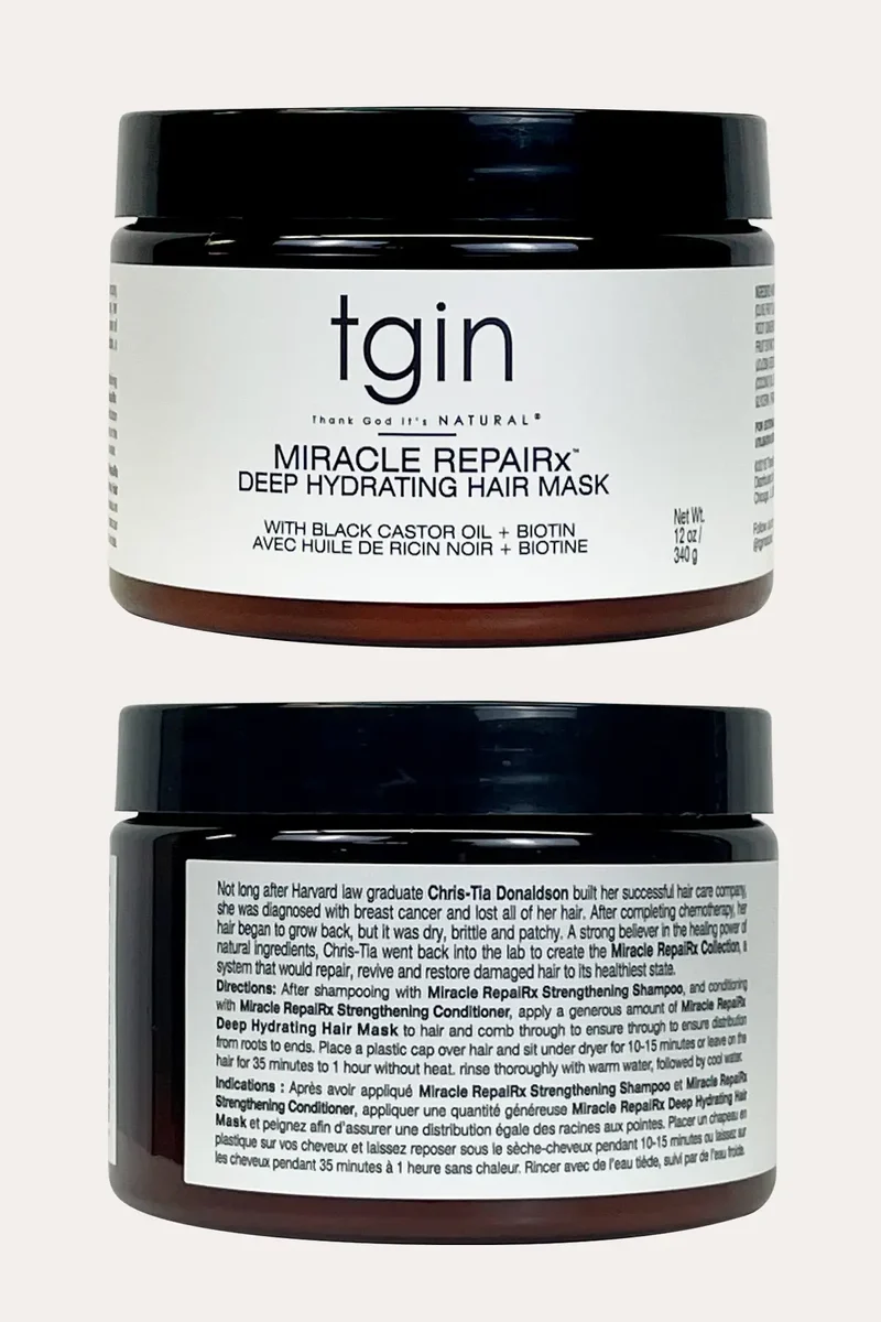 TGIN MIRACLE REPAIRX DEEP HYDRATING HAIR MASK