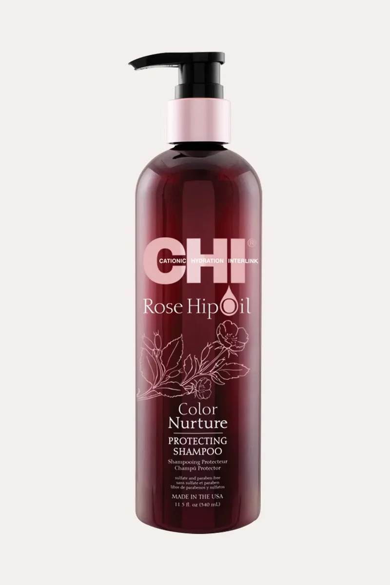 CHI ROSE HIP OIL COLOR NURTURE PROTECTING SHAMPOO 11.5oz
