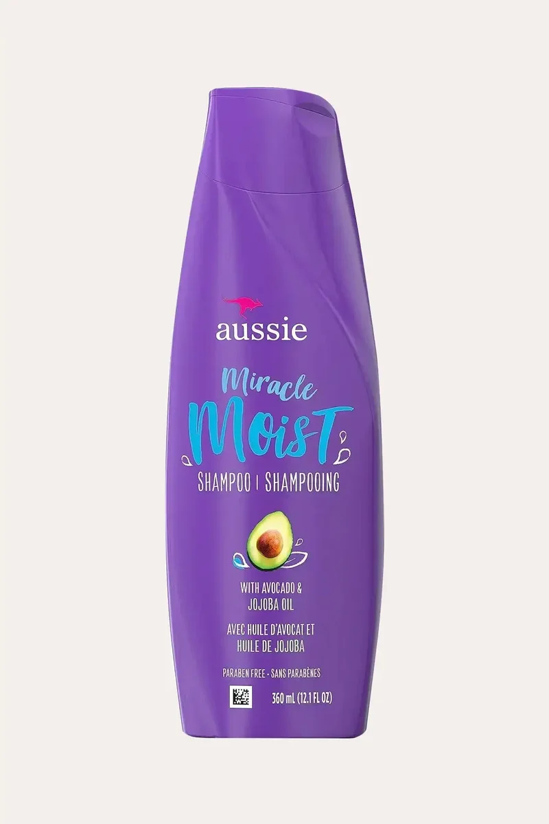 AUSSIE MIRACLE MOIST SHAMPOO 12.1oz - BEST MOISTURIZING SHAMPOO FOR DRY HAIR