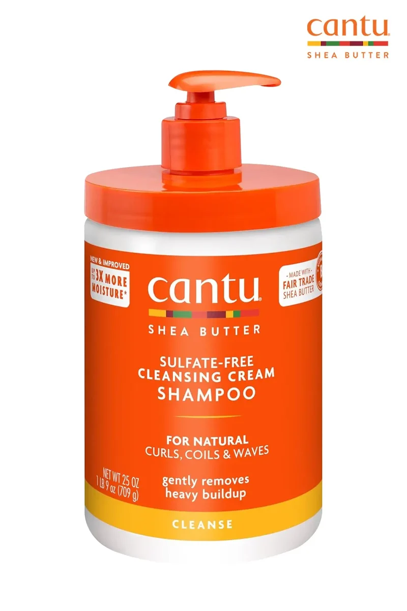 CANTU SHEA BUTTER CLEANSING CREAM SHAMPOO 25oz