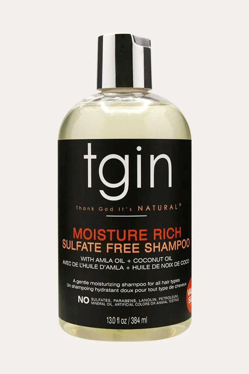 TGIN MOISTURE RICH SULFATE FREE SHAMPOO 13oz
