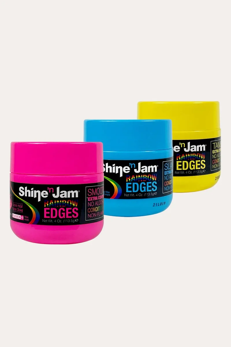 AMPRO PRO STYLE SHINE'N JAM RAINBOW EDGES CONDITIONING GEL 4oz