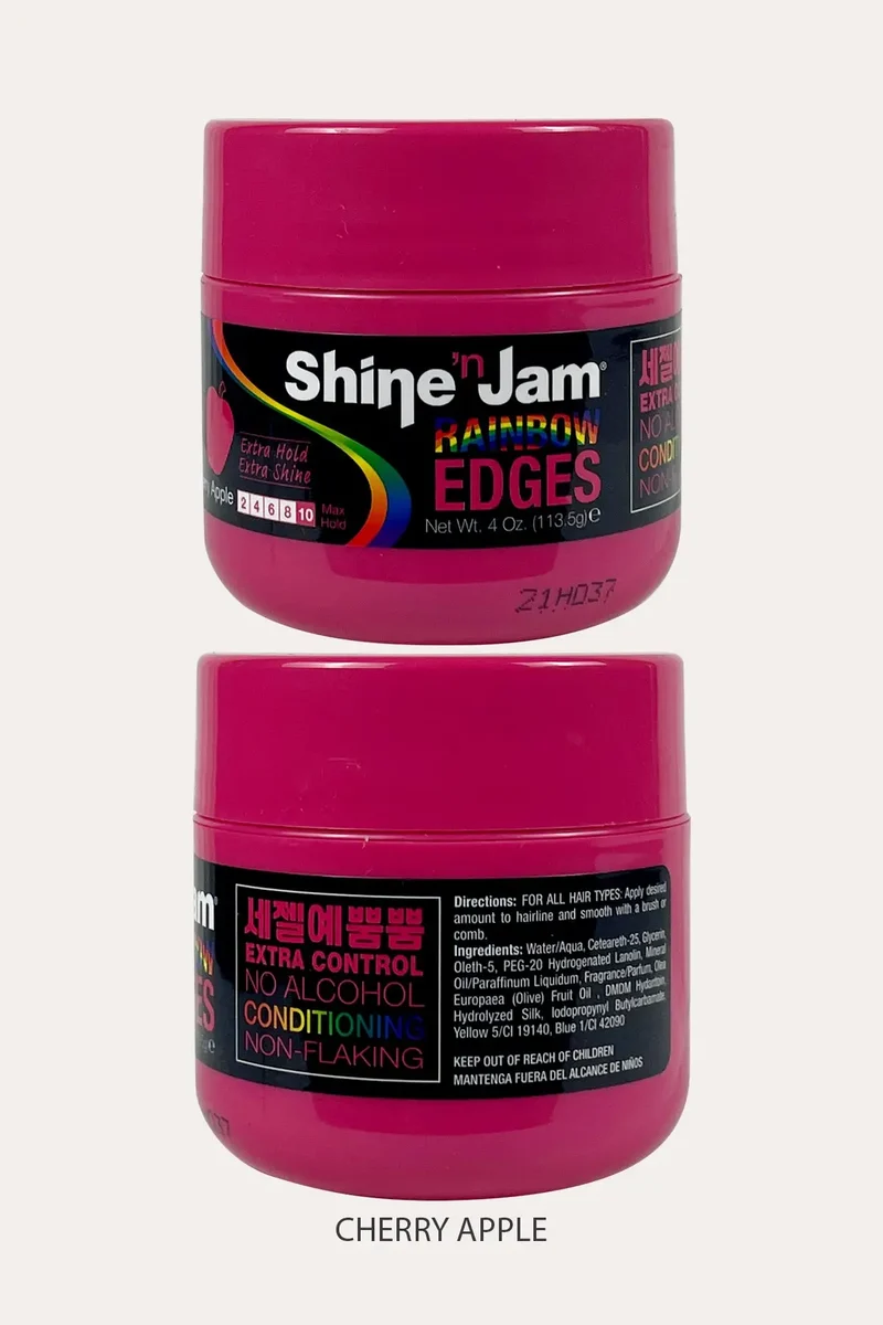 AMPRO PRO STYLE SHINE'N JAM RAINBOW EDGES CONDITIONING GEL 4oz
