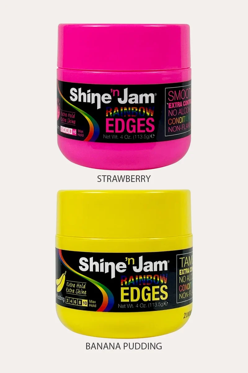 AMPRO PRO STYLE SHINE'N JAM RAINBOW EDGES CONDITIONING GEL 4oz