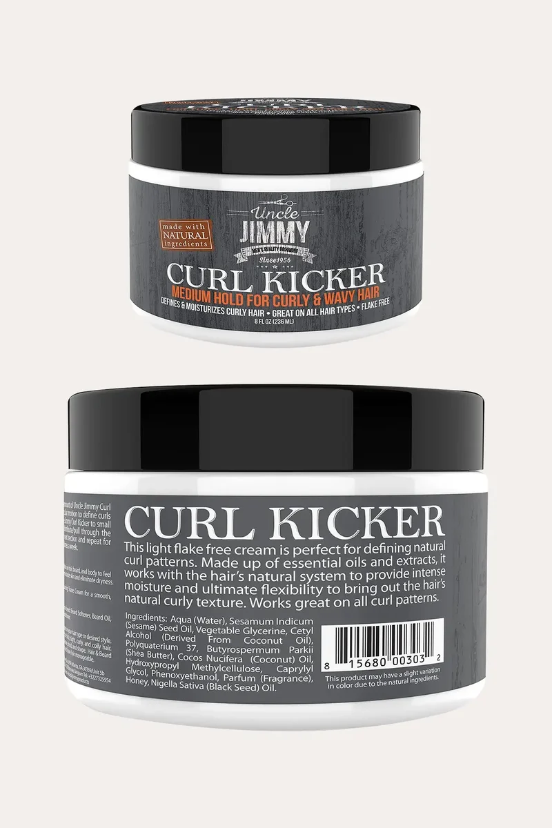 UNCLE JIMMY CURL KICKER 8oz - STYLING CREAM FOR MEN